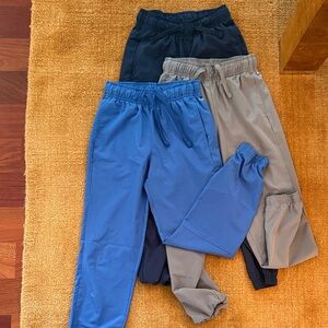 Kids Elastic-Waist Jogger Pants - Blue, Gray, Navy